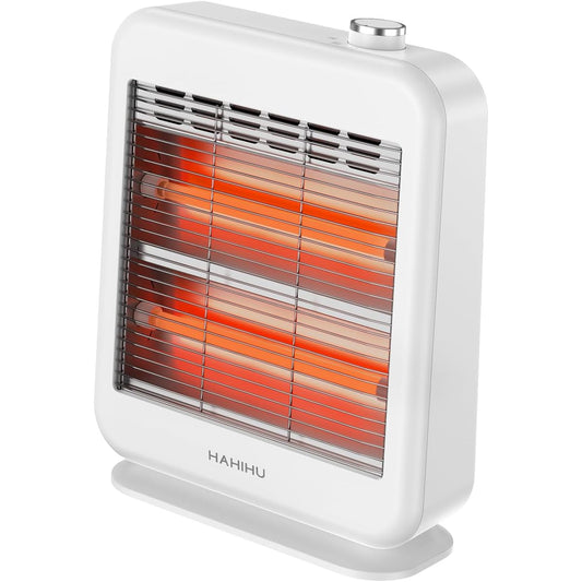 Electric Stove Heater, Small, Energy Saving Measures, Energy Saving, 2 Stage Temperature Adjustment, 400 W/800 W, Far Infrared Heater, Foot Heater, Fast Heater, Quiet, Heater with Dial Type, Easy