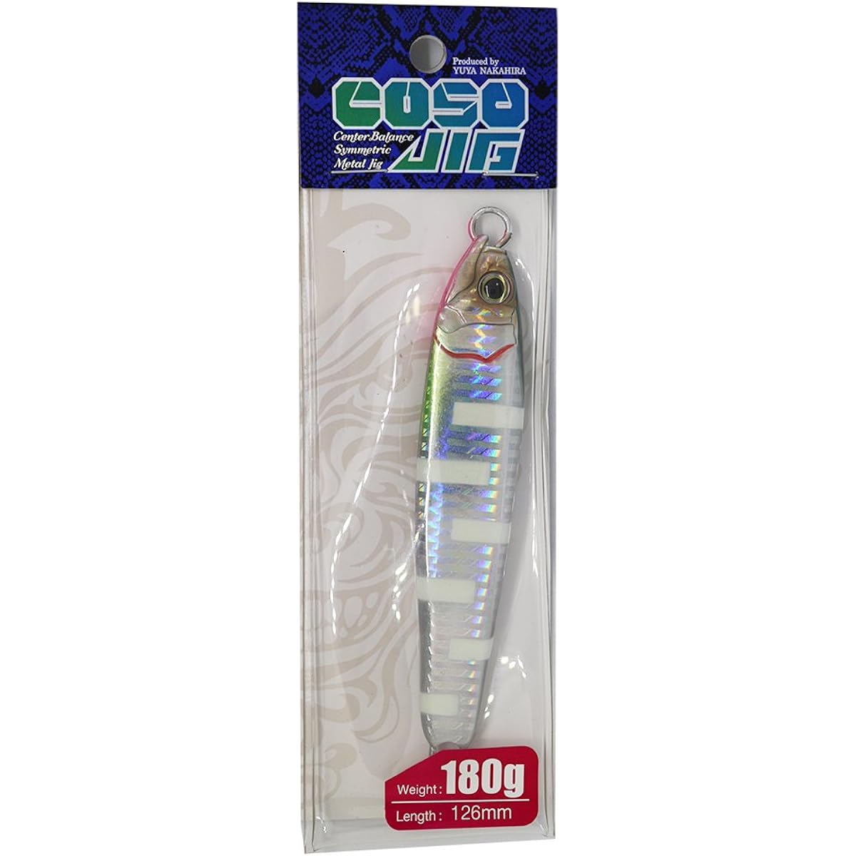 GAN CRAFT Metal Jig Koso Jig 180#07 Switch Glow.
