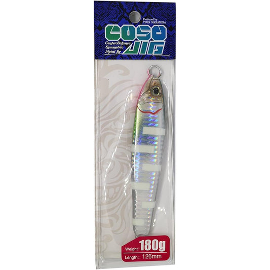 GAN CRAFT Metal Jig Koso Jig 180#07 Switch Glow.