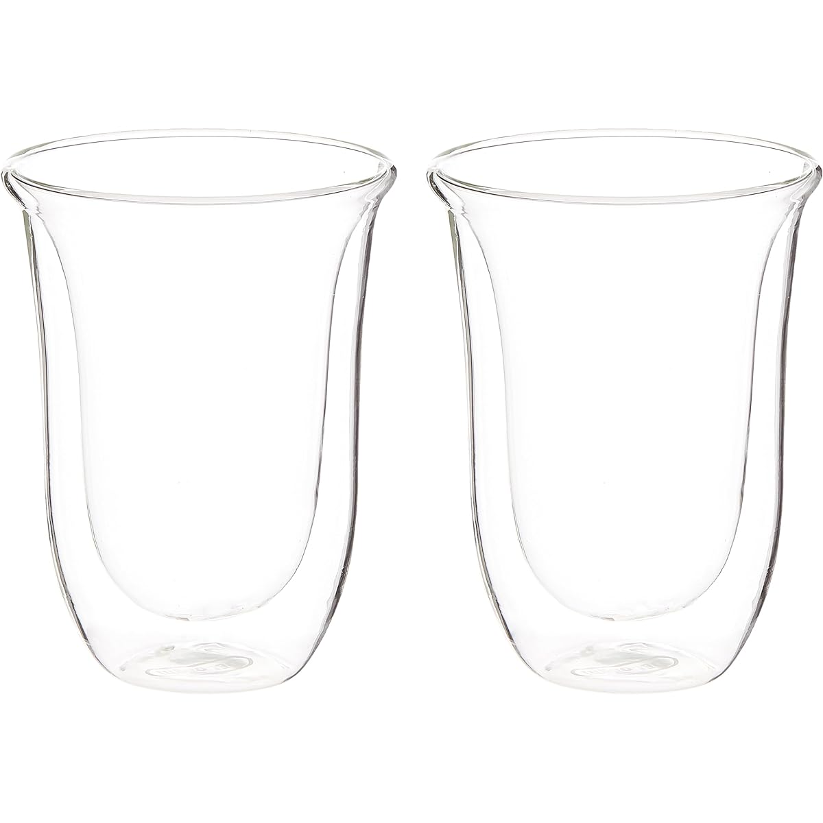 DeLonghi Double Walled Thermo Latte Glasses, Set of 2 [Parallel Import]