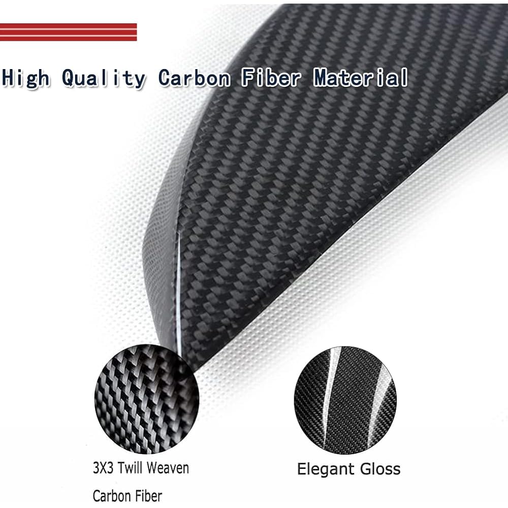 JCSPORTLINE FOR TESLA Tesla Model S Specifications Lear Spoiler Rear Wing Trunk Spoiler Airo Parts/For Tesla Model S Tesla Model S 2012 2015 2016 2016 2017 2017 Compatible/Real Carbon CARBON FIBER