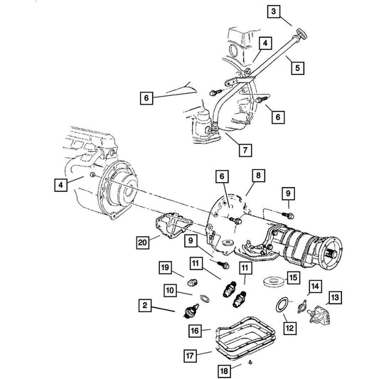 MOPAR 4295875AC Transmission Pang Gecko