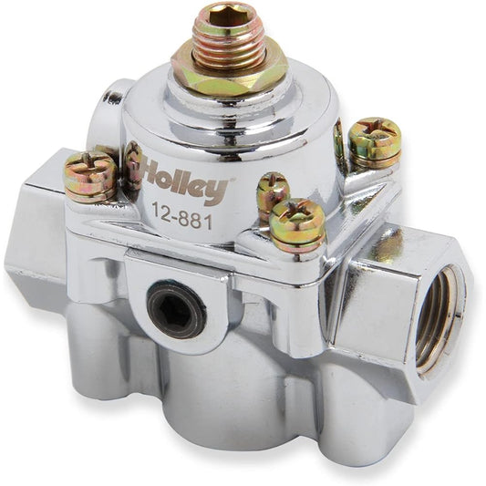 Holley bypass regulator fuel pressure 6.0psi, chrome