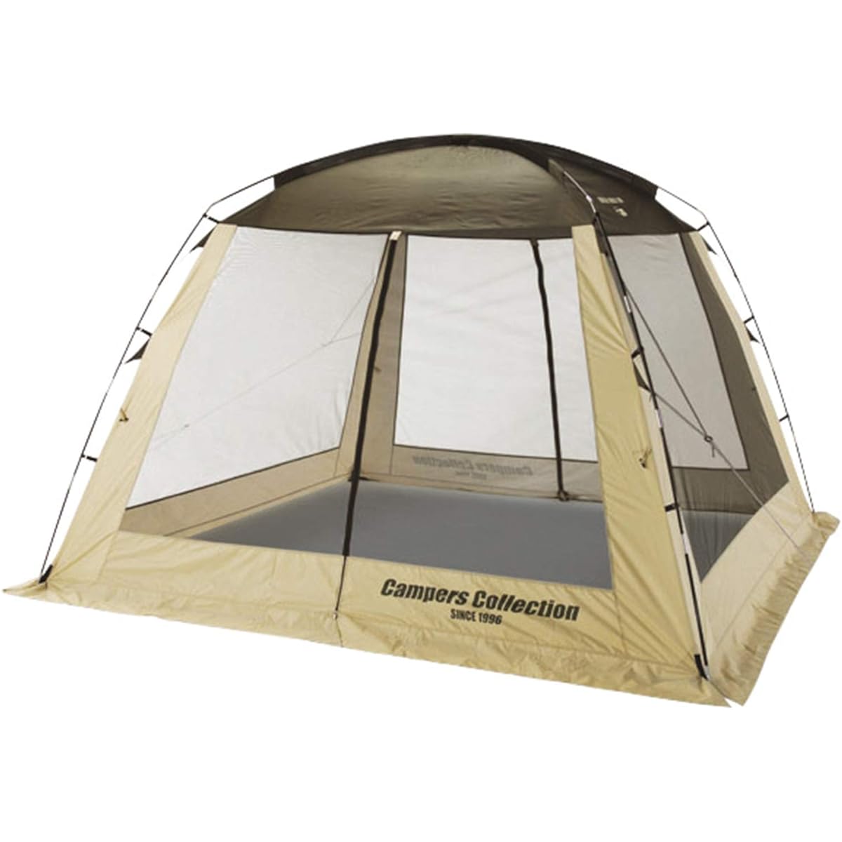 [Campers Collection Yamazen] Screen House Camping Outdoor for 4 People Breathable Sunshade Sheet Included Screen House 300 PSH-300 (Classic Beige/Neo Beige)