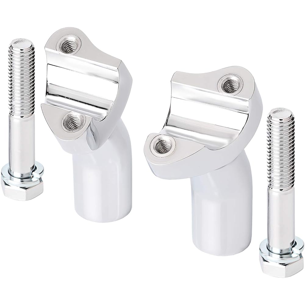 Chern Yueh Handle Bar Riser Pull Back 4.5" Chrome (Chrome)