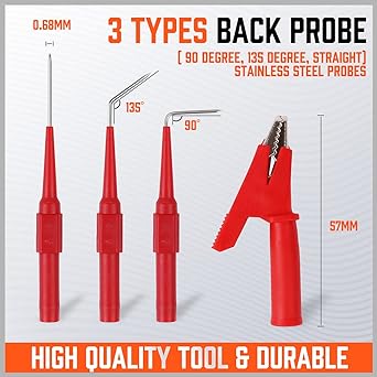 HORUSDY back probe kit 22 back probe pinkit