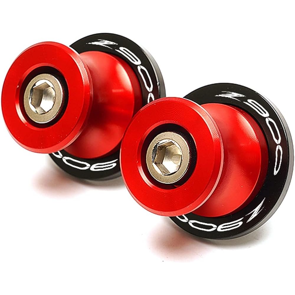 DOOREX M8 Swingarm Slider Spool Stand Bobbin CNC Aluminum Alloy Fit for Kawasaki Z900 Z 900 2017-2018 2017 2020 2021 Swingarm Slider Spool (Size : S Red)