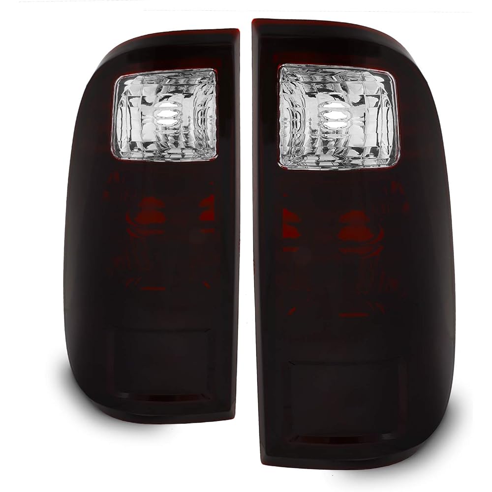 FORD F250/F350/F450 Super Duty OE Replacement Black Tint Tail Light Driver/Rear Lamp Pair