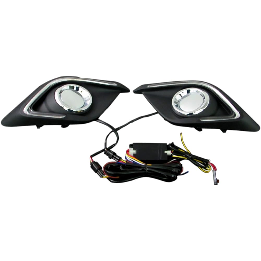 BRIGHTZ Axela Hybrid BYEFP Early Plating Fog Light Cover with LED Daylight Replacement Type [FOG-H-085] BM2FS BM5FS BMEFS BM5AS BM2 BM5 BME M2 M5 ME 2FS 5FS EFS 5AS FS AS Axela Sport 25157