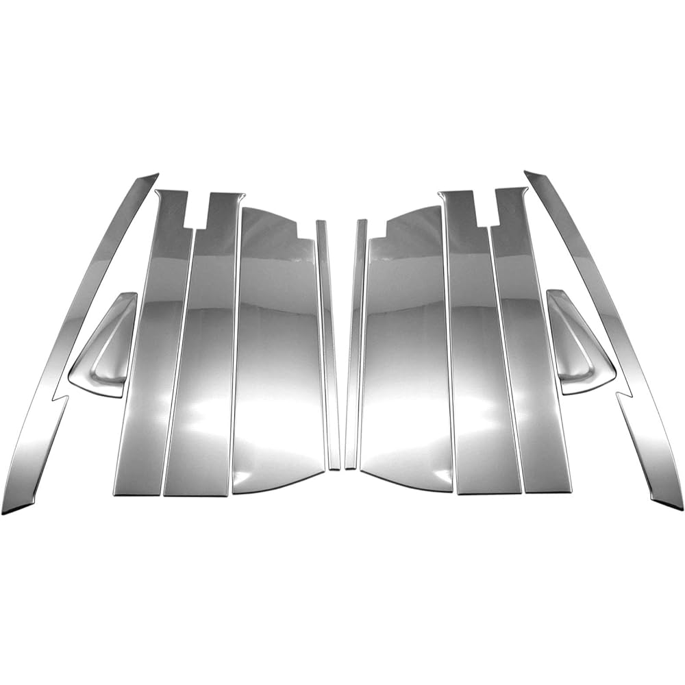 BRIGHTZ Roomy Custom M900A M910A Super Mirror Stainless Plating Pillar Panel Visor Useful 12PC [PIL-SIL-434] M900 M910 900 910 Roomy Custom 43805