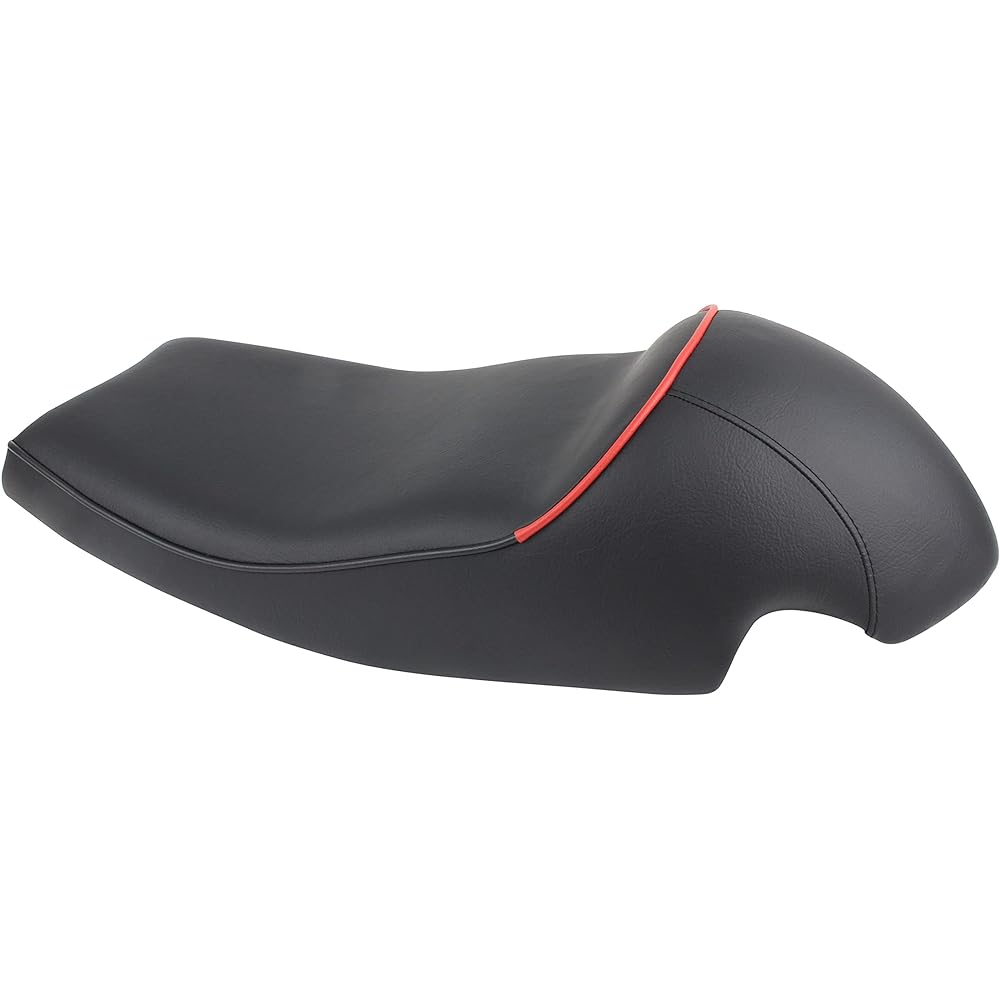 POSH GLOSS Cafe Five Seat (for tank cover) SR400/500 (-2008) Red Piping 901113-20
