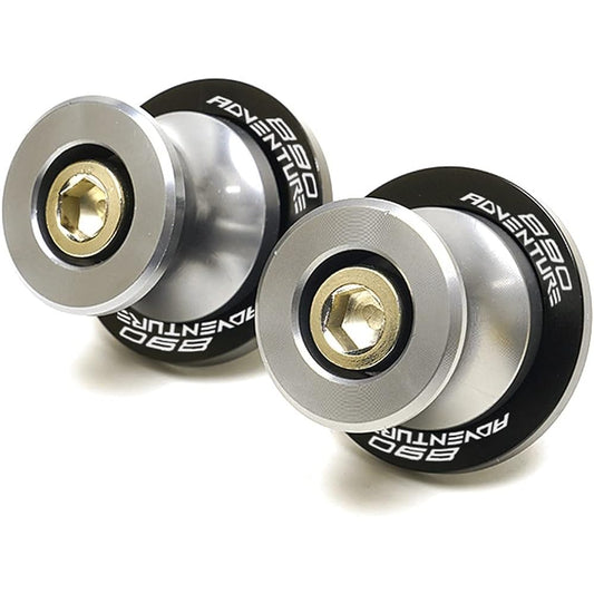 Uminino Motorcycle Accessories CNC Aluminum Swingarm Spool Slider Stand Screw Swingarm Slider Fit KTM 890 ADV 890 Adventure R 2021 Swingarm Slider Spool (Size : S Grey)
