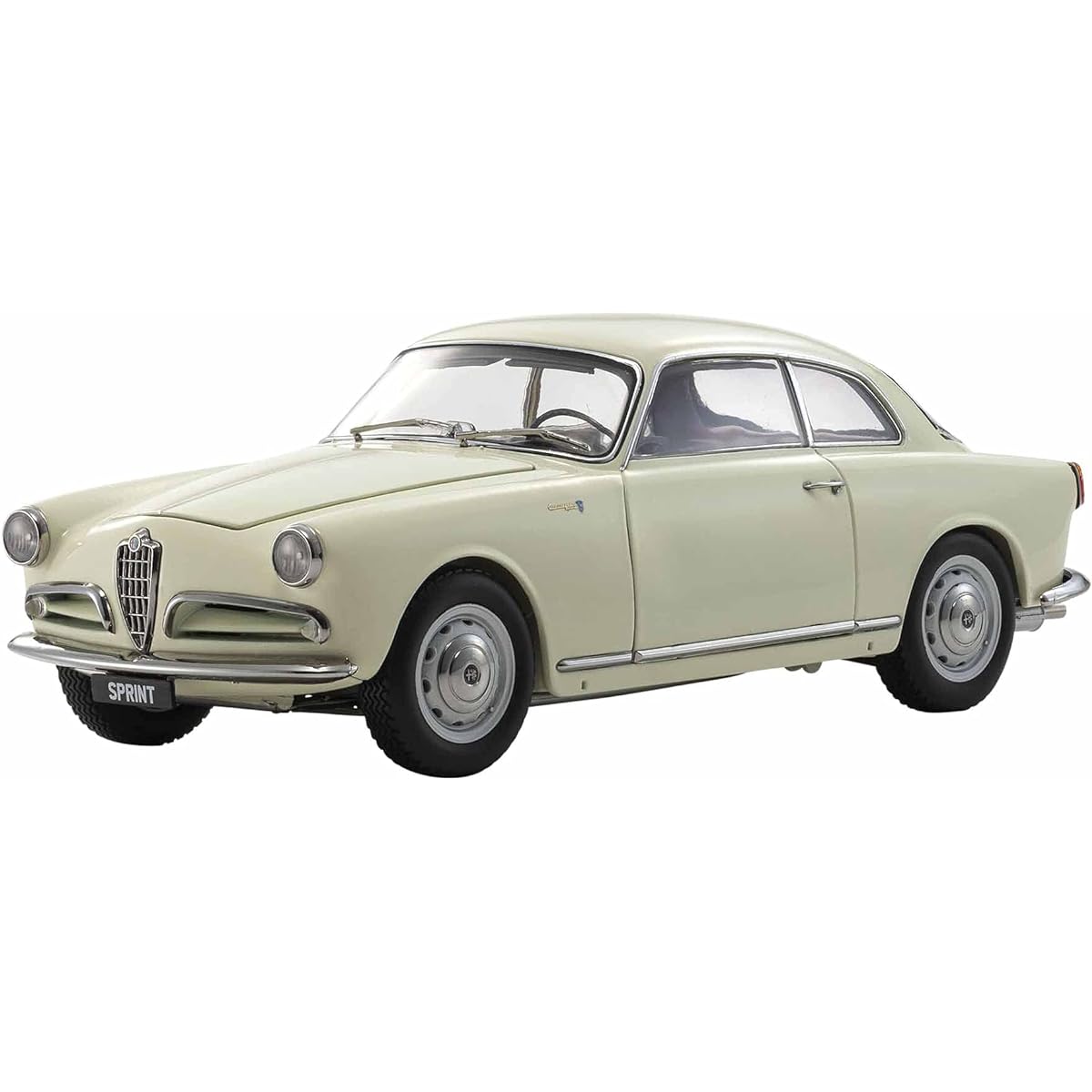 Kyosho Original 1/18 Alfa Romeo Giulietta Sprint White Finished Product KS08957W