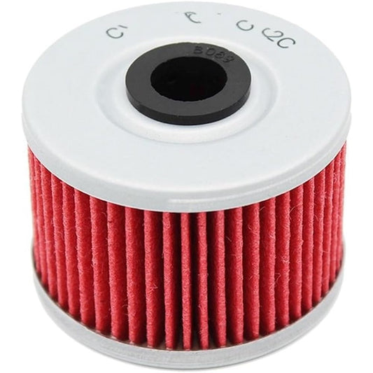 Motorcycle Fuel Filter For Adley Sport 300 S XS RS Utility Crossroad 300 Flat 500 500 S Motorcycle Engine Oil Filter (Color : 2pcs-red)