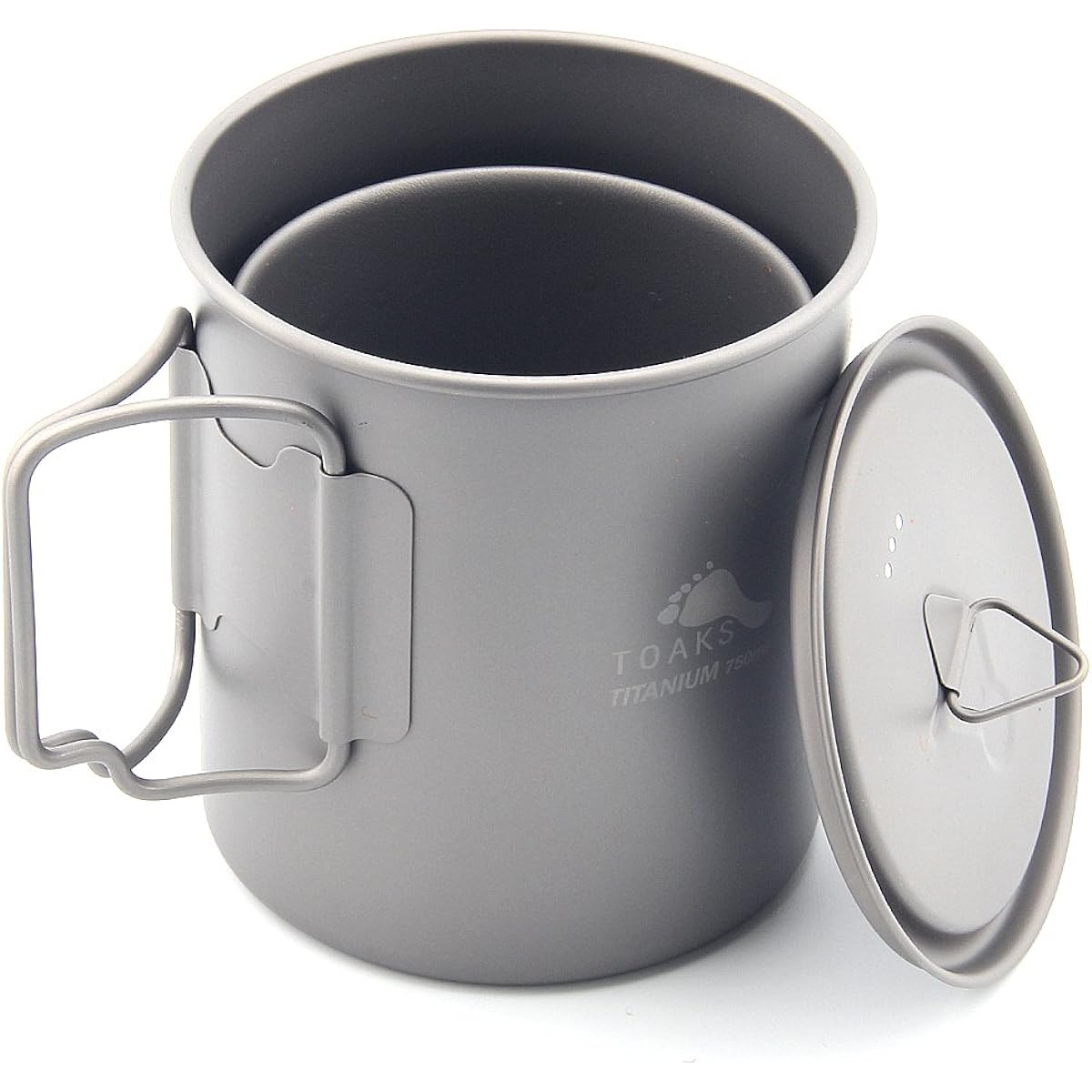 TOAKS Ultralight Titanium Cup Portable Titanium Water Mug (750ml and 450ml set)