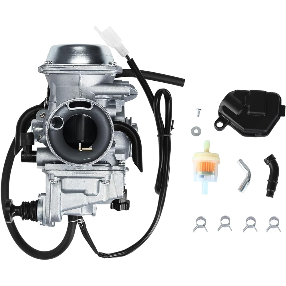 Carburetor Curve with Heater Plug - for 2000-2006 Honda Rancher 350 TRX350 TRX350FE/FM/TE/TM - 2002 2003 2004 Foreman TRX450FE/FM 1997-2004 TRX400FW