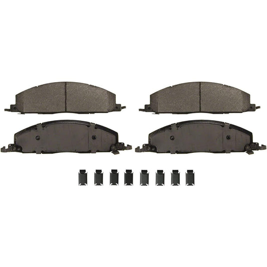 WAGNER SEVERE DUTY SX1400 semi -metallic disk pad set mounting bracket