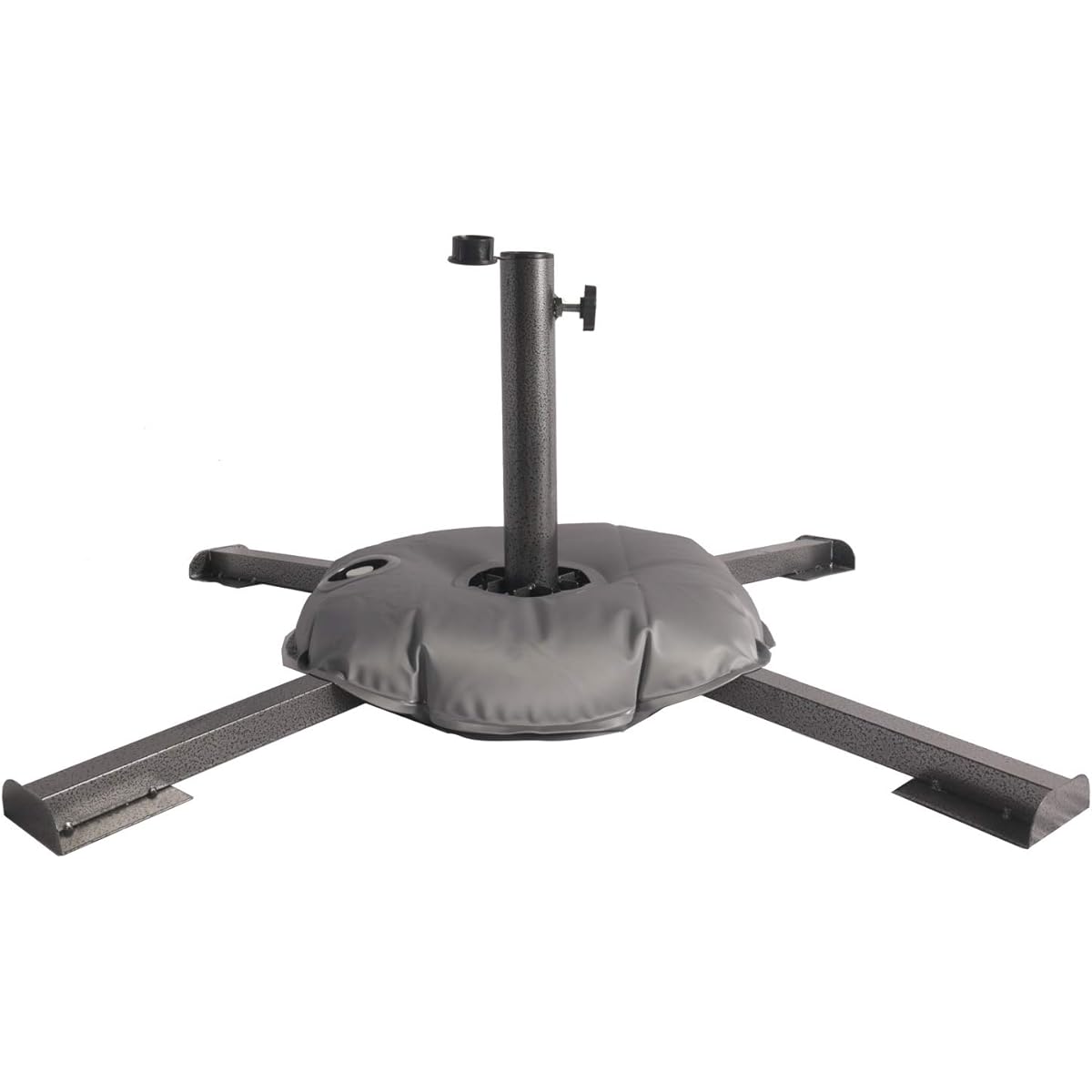 [HIKEMAN] Parasol Base, Parasol Stand, Foldable, Compact, Weight, Base, Foundation, Fishing, Camping Equipment, Parasol Parts, Convenient to Carry, Easy to Install