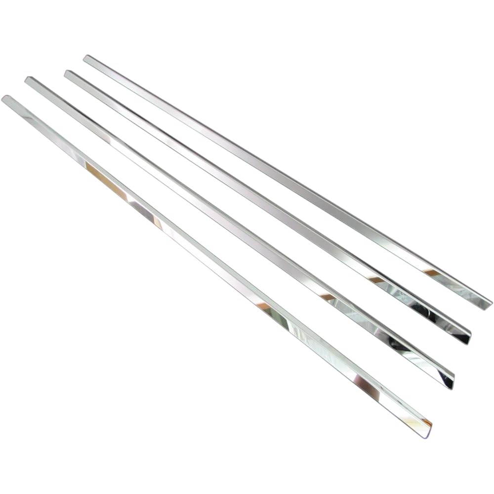 BRIGHTZ Vanguard ACA GSA 30 Series Super Mirror Chrome Plated Stainless Steel Window Mall 4PC [WIN-SIL-039] Vanguard 3350