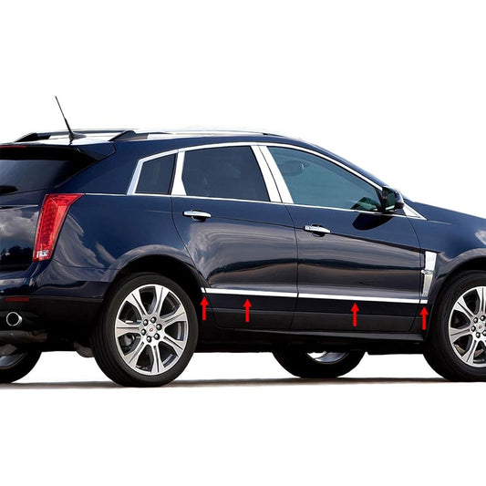 Made in the United States! 2010-2016 Cadillac SRX Lower accent body side molding trim 1 inch 8 inches