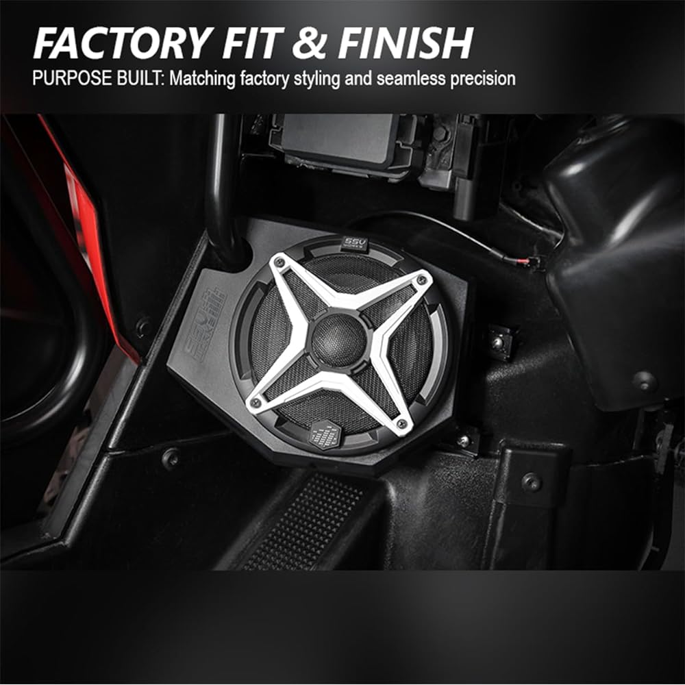 SSV WORKS RZ4-F65 6.5 inch front kick pod Polaris RZR 2014-2019