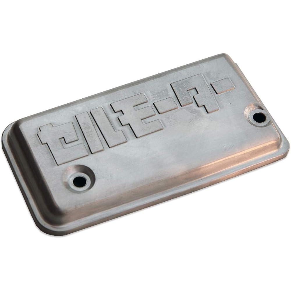 CHERRY [554] Z400FX cell motor cover with logo aluminum buff finish CELL-COVER-PLS