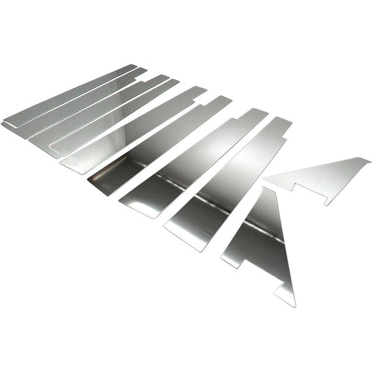 BRIGHTZ Solio MA15S Super Mirror Stainless Plated Pillar Panel Useful Visor 10PC [PIL-SIL-236] MA MA15 A15 15 15029
