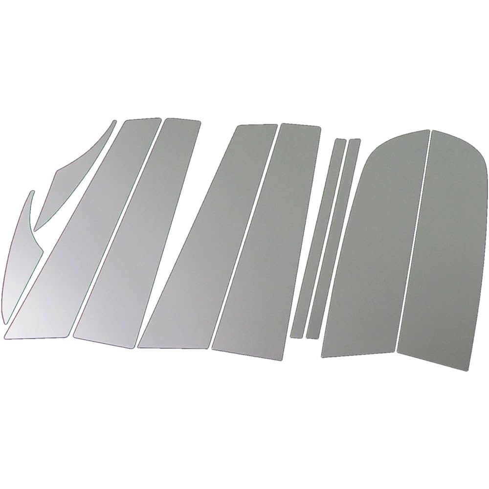 BRIGHTZ Corolla Lumion 151 152 154 Super Mirror Stainless Plated Pillar Panel No Visor 10PC [PIL-SIL-171] NZE151N ZRE152N ZRE154N NZE ZRE NZE151 ZRE152 ZRE154 E151 E152 E154 150 Corolla Lumion 1195