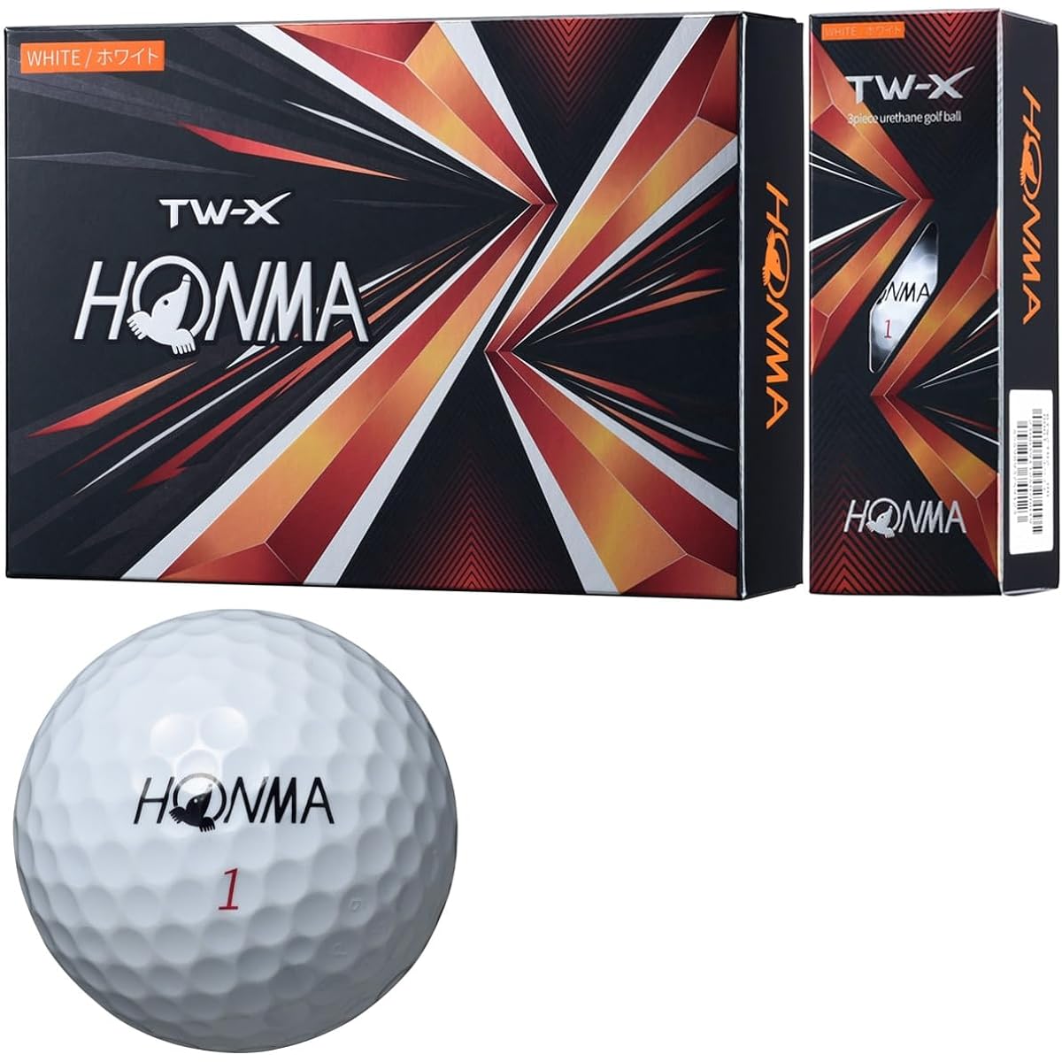 Honma Golf HONMA Ball TW-X Ball 2021 Model 3 Dozen Set 3 Dozen (36 pieces)