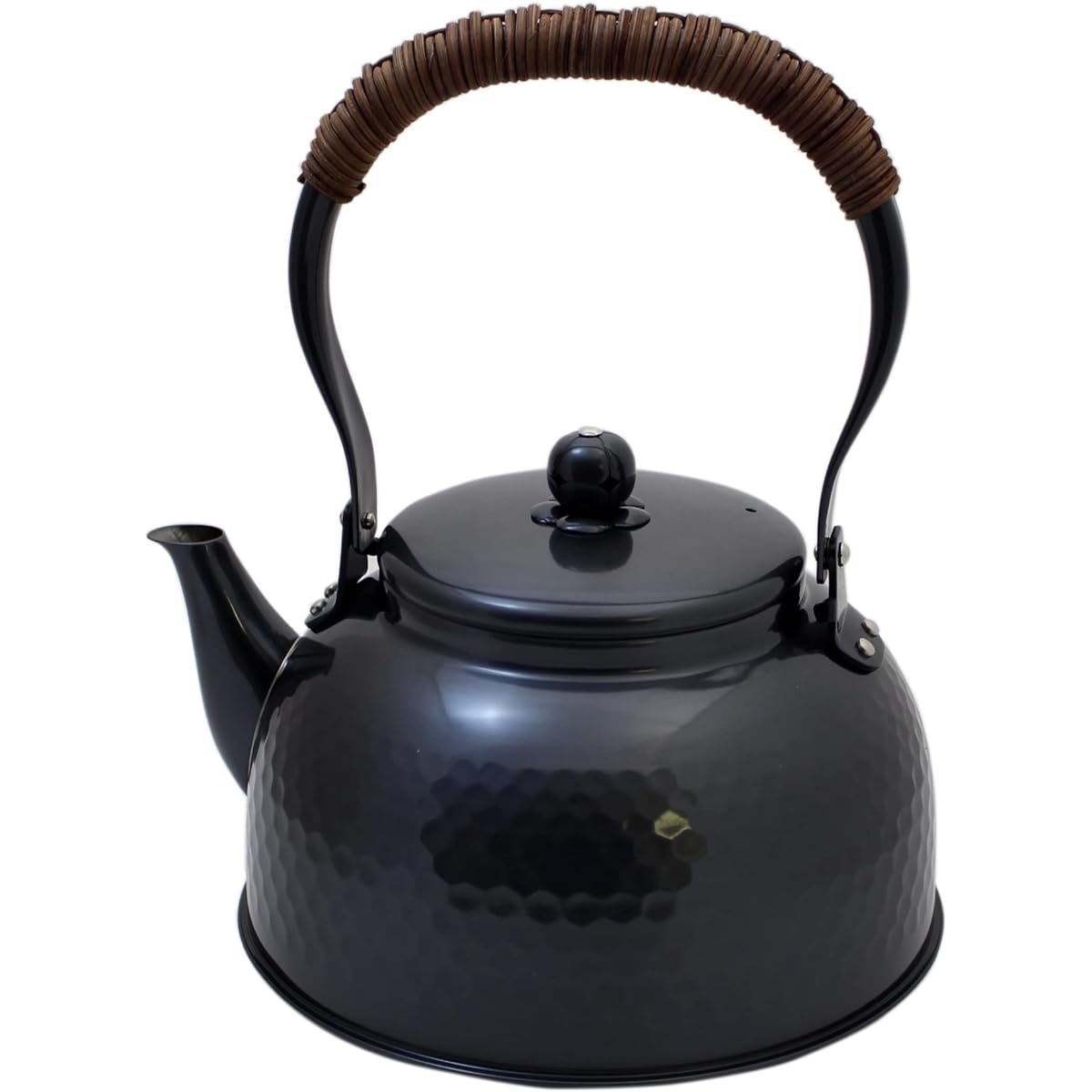 Shinko Metal Shinkodo Made in Japan Pure Copper Black Copper Finish Hammered Water Boiler 2.3L Gift Wrapping Specification