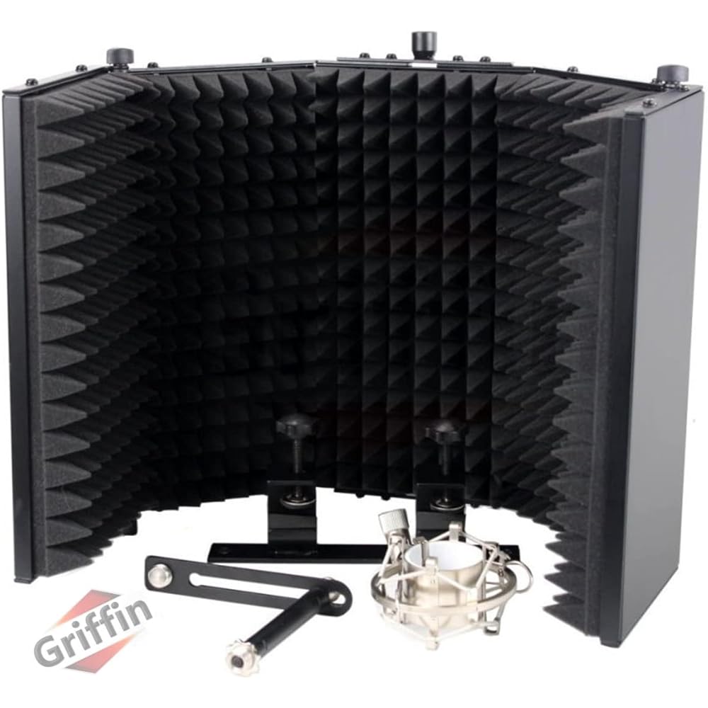 Studio Microphone Diffuser Isolation Sound Forms Panel Shield Stand Mike Griffin