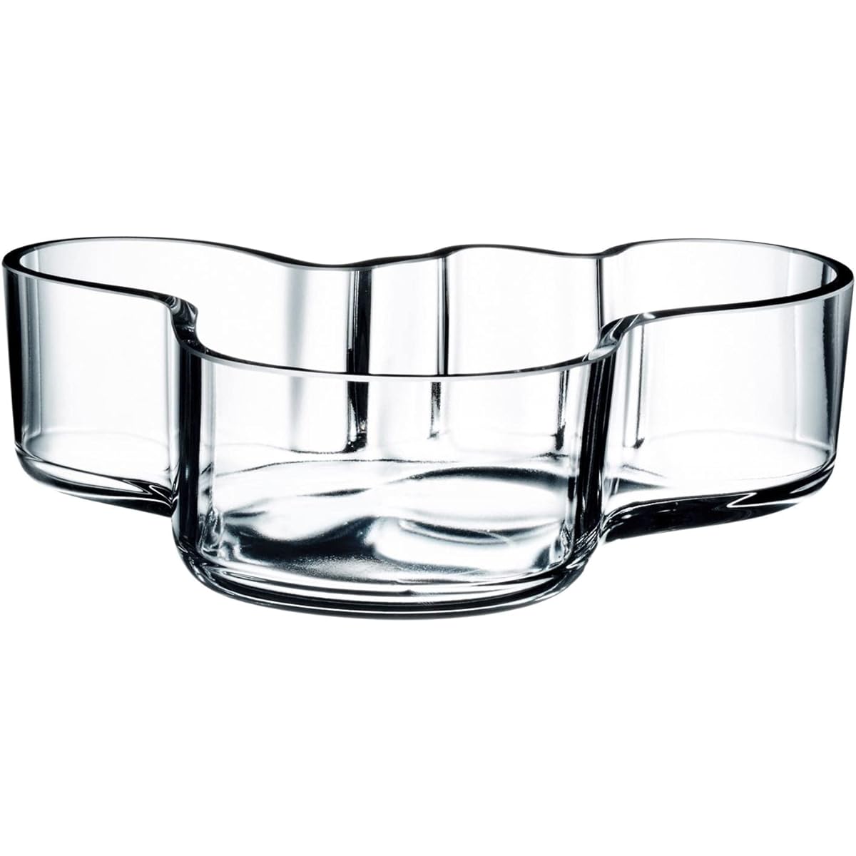 [Regular Imported Product] Iittala Alvar Aalto Collection Bowl Dish 50 x 195mm Clear 1007035