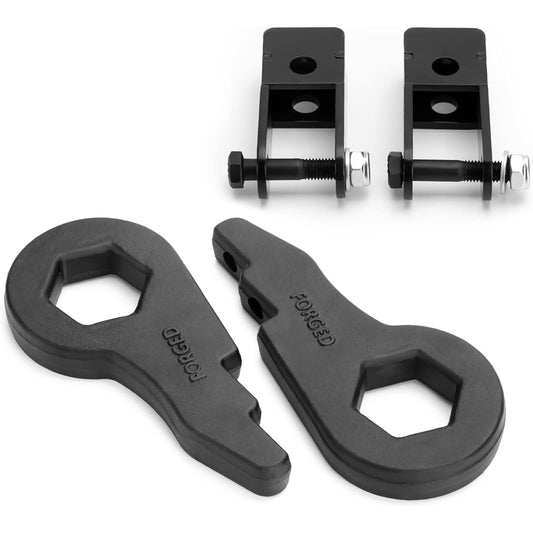 1 ~ 3 inch tongue Barkey Shock Extender with Bracket Chevrolet GM Sylvarad Sierra 1500 1999-2007 Dynofit 1 to 3 inch Forging Adjustable Suspension Leveling Lift Kit