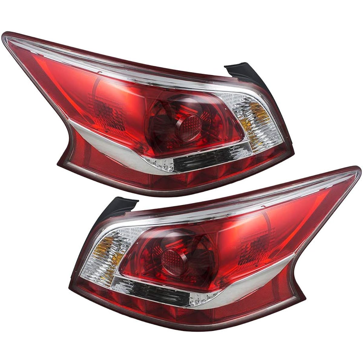 EPIC Lighting OE Style Replacement Rear Brake Tail Light Assembly Nissan 2013 ALTIMA [NI2800195 NI2801195 265553TA0A 265503TA0A] Left driver & right assistant seat side pair
