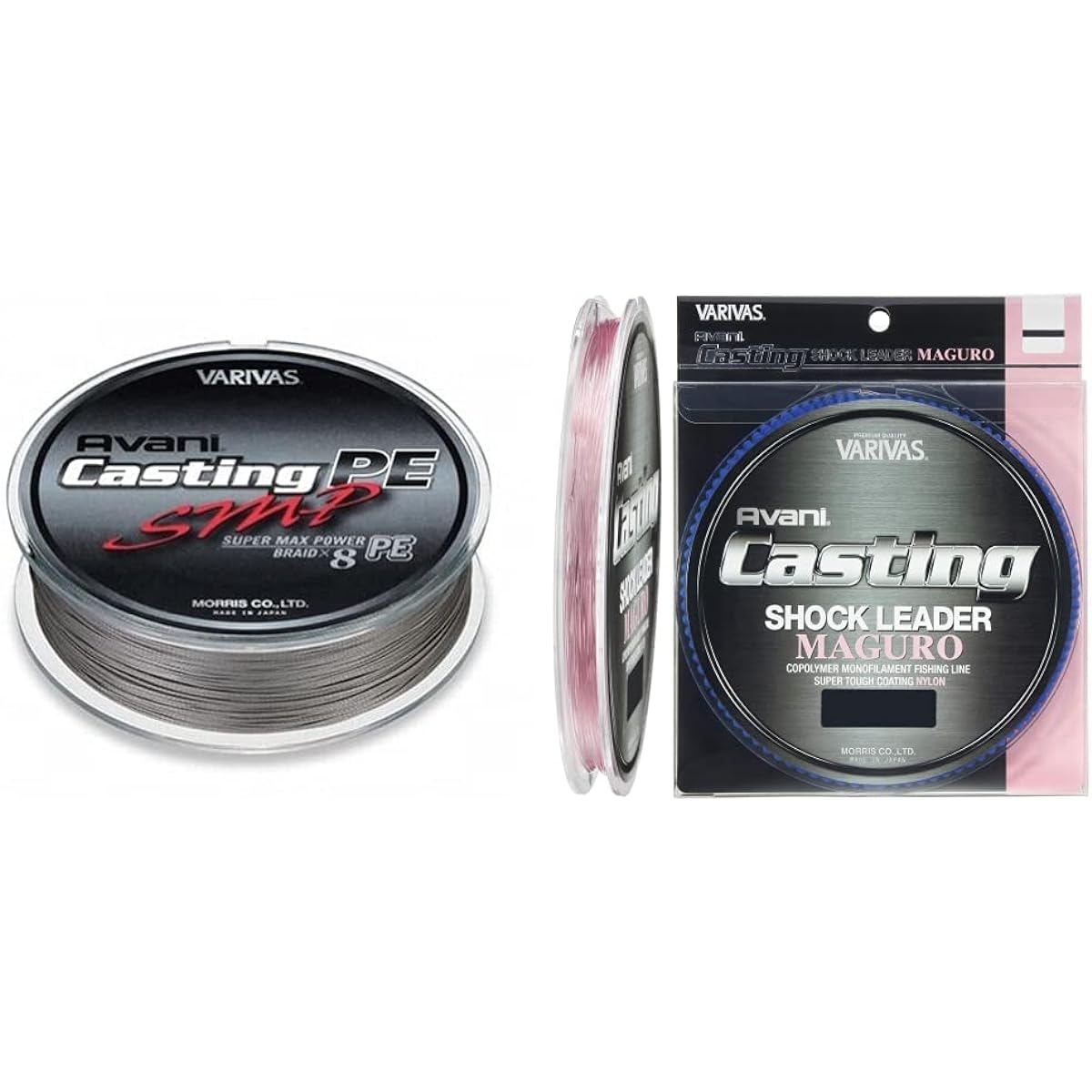VARIVAS PE Line Avani Casting PE Super Max Power 300m 8pcs Stealth Gray