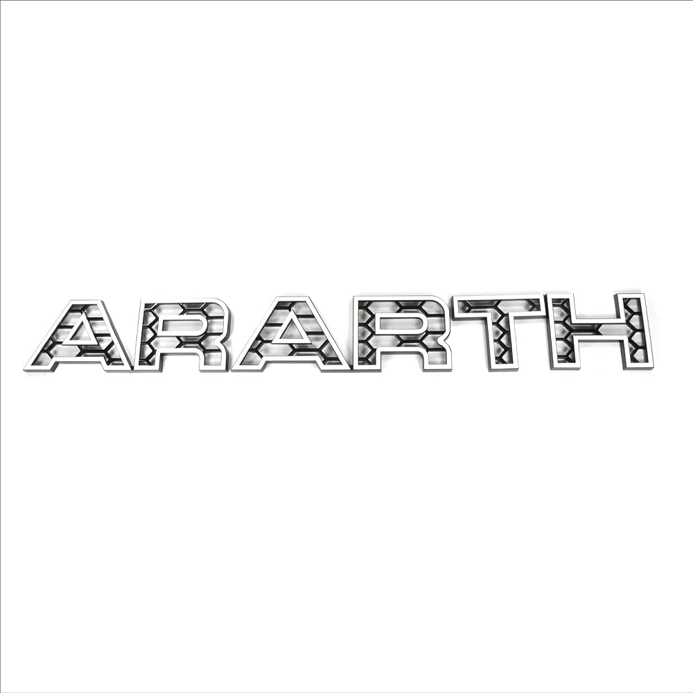Eve Design Abarth 695 / 595 Series 4 and later dedicated front grill decoration kit Logo Impact 2 LIA series (painted) Product number: LIA-WH2 [White]