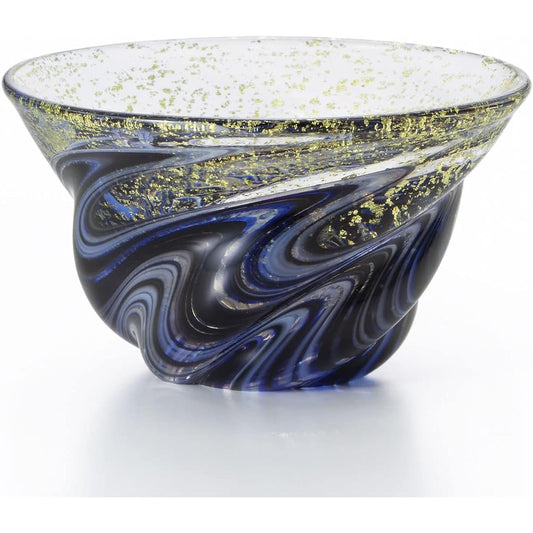 ADERIA Tsugaru Vidro Sake August Milky Way 50ml Made in Japan Cosmetic Box Sake Cup Sake Glass Cold Sake Choko Sake Cup Sake Cup Stylish Gift Present Celebration Father's Day Mother's Day Respect for the Aged Sixtieth Birthday Traditional Craft F75128