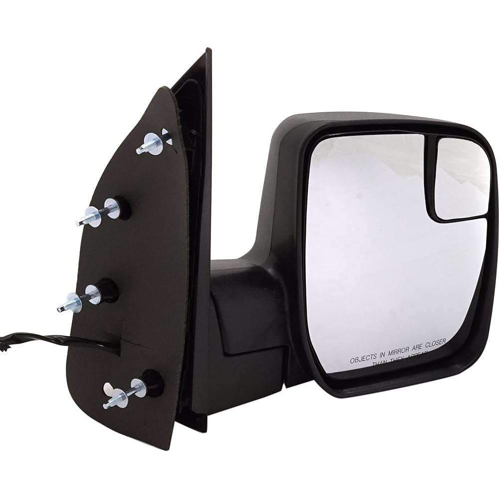 KOOL VUE Mirror passenger seat side 2010-2014 Ford E-350 Super Duty, 2010-2014 E-250, 2010-2014 E-150 & 2010-2014 E-450 SUPER DUTY POWER GLASS --FO1321396