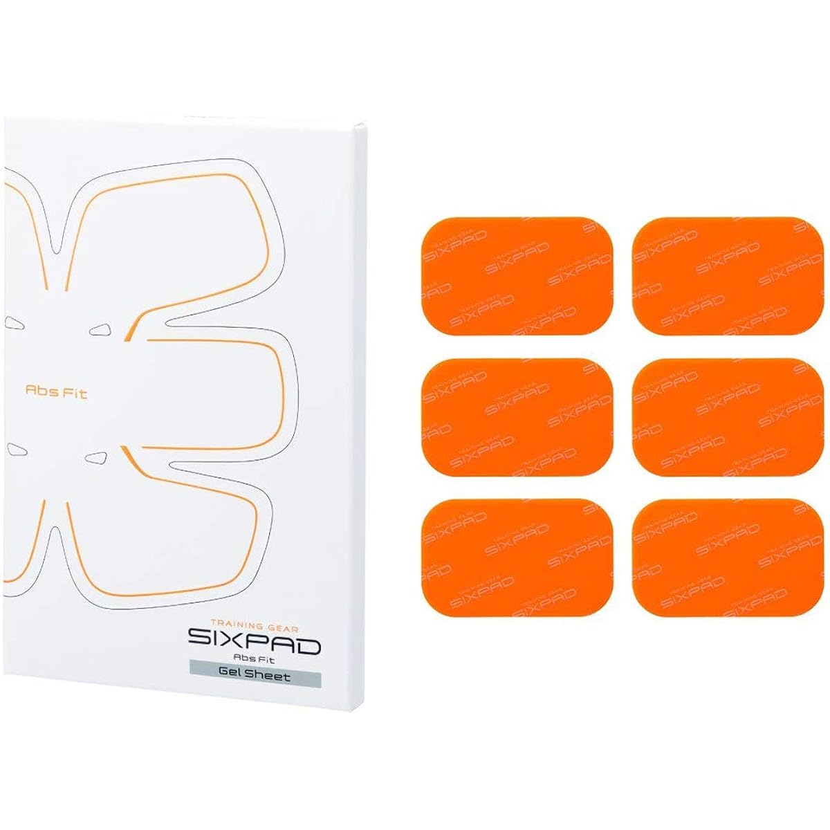 MTG SIXPAD Six Pad Abs Fit 2 High Conductive Gel Sheet (Abs Fit 2) [Manufacturer Genuine Product]