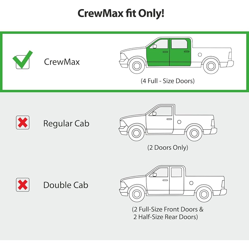 GOODYEAR (Goodyear) GY003412LP Window De Frector Toyota Tandra 2007-2021 CREWMAX Window Vent Dimp Dimproach Accessories 4