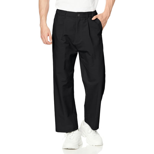 [Le Coq Sportif] Long Pants, Training, Air Stylish Pants, Wide, Sweat Absorbent, Quick Drying, Stretch, Men's