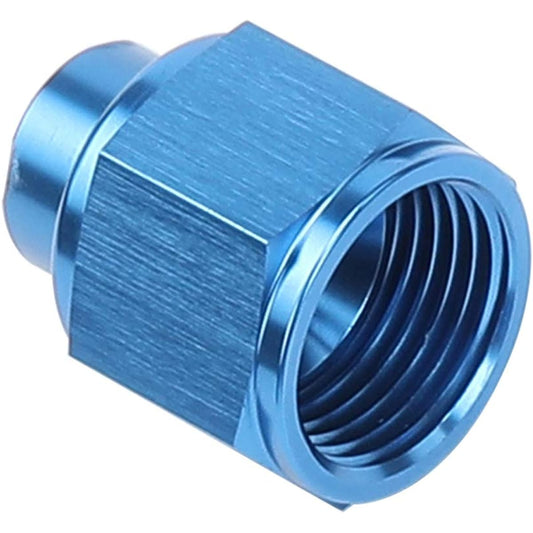 '-16AN Female Flare Cap Fitting For AN 16 Male Fitting Aluminum Fuel Oil Adaptor Blue