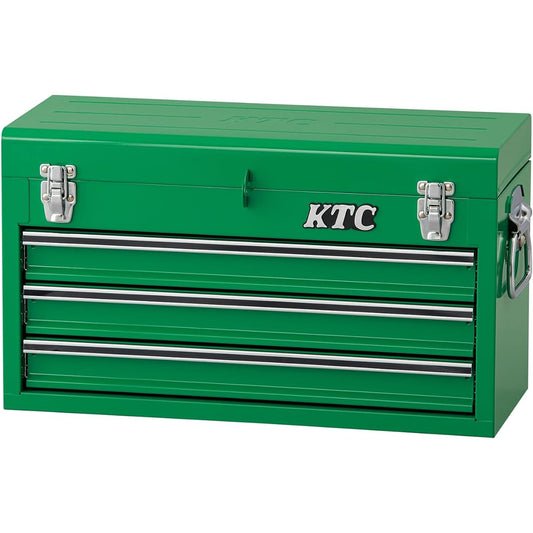 Kyoto Machinery Tools (KTC) Tool Chest (3 stages, 3 drawers) Malachite Green (limited color) SKX0213MLGR《2024SK》