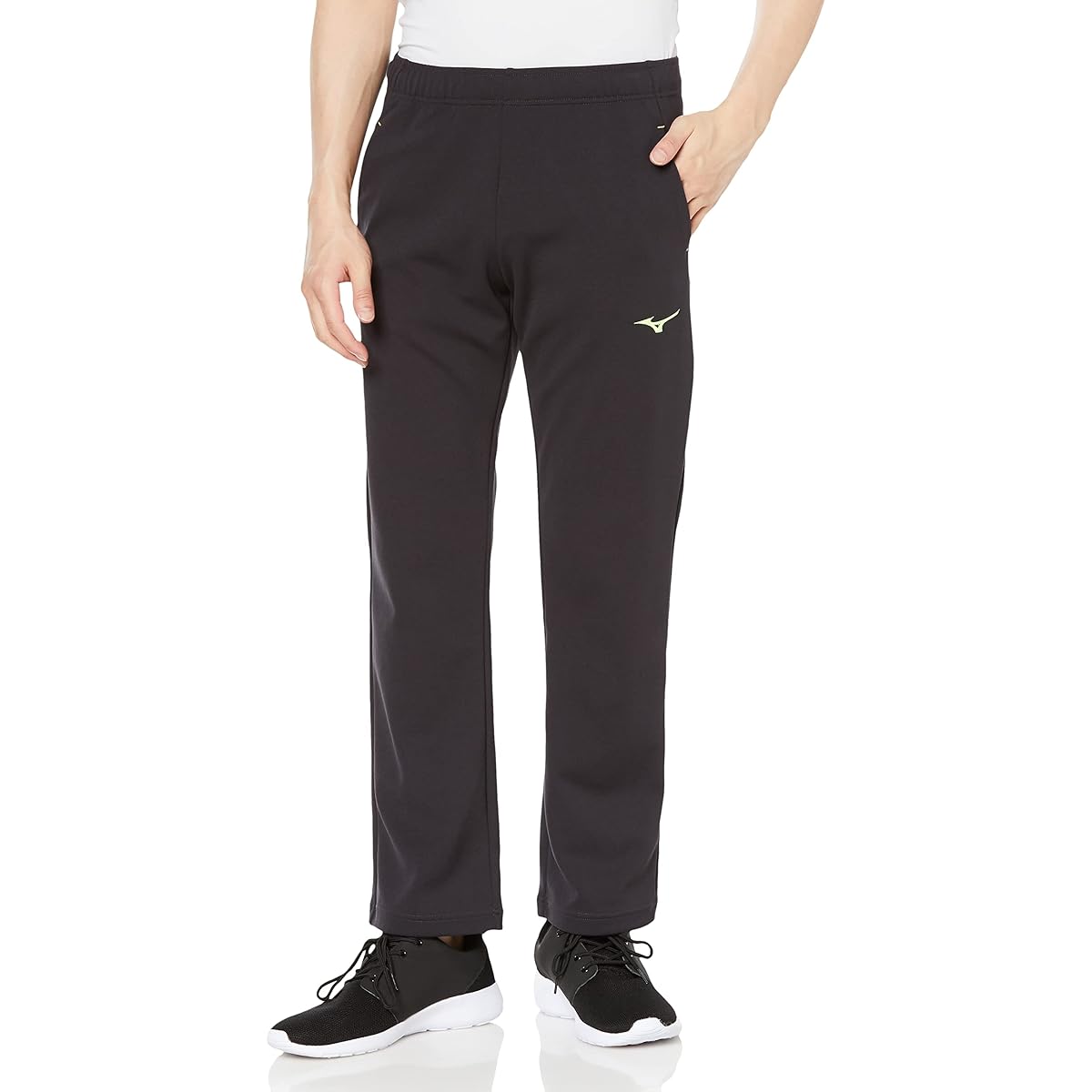 [Mizuno] Training Wear Warm-up Pants Sweat Absorbent Quick Drying 32MDA325 Women's Castiacoal/Lime S