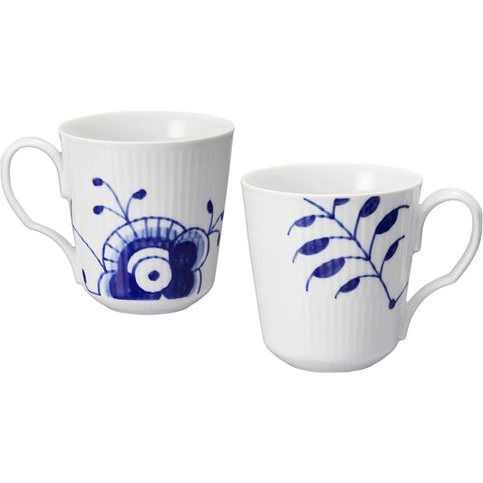[Regular Imported Product] ROYAL COPENHAGEN Blue Fluted Mega Pair Mug S 280ml Wedding Gift 1017331