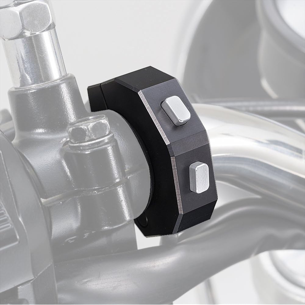 Daytona Motorcycle VELONA Meter Option 2 Button Push Switch Black 91747