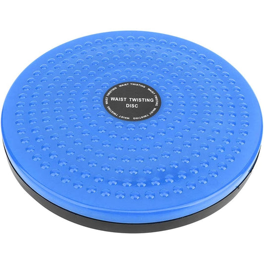 Wear-resistant domestic body twister, multi-functional slimming equipment twisting waist disc, home thick design non-slip sports fitness equipment (blue)
