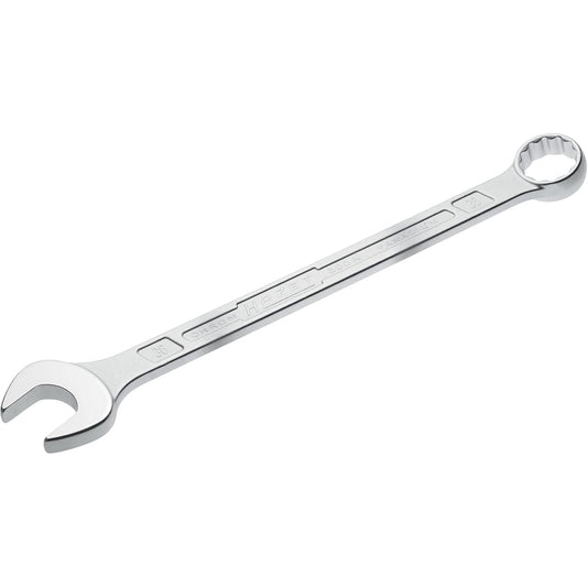 HAZET Combination Spanner Silver Chrome Plated Combination Spanner Head Angle 15° Outer Diameter Double Hexagonal Flat Width 36mm Sturdy HAZET Double T Profile [Regular Japanese Import Product] 600N-36
