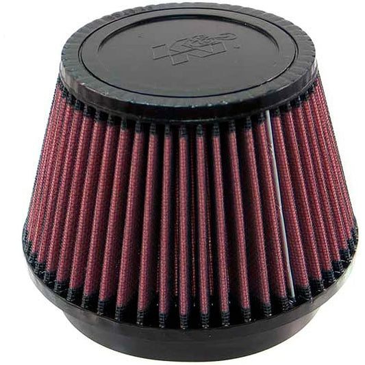 K & N Universal Clamp-on Air Filter: High performance, premium, washing, replacement filter: Flange diameter: 5 inches: 4.125 inches, flange length: 1 inch, shape: Round tapard, RU-5163