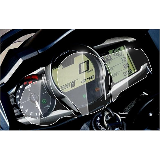 Fits for Honda FJR1300 FJR 1300 2013-2022 Motorcycle Scratch Cluster Screen Dashboard Protective Instrument Film (Color : 2 of instrument film)